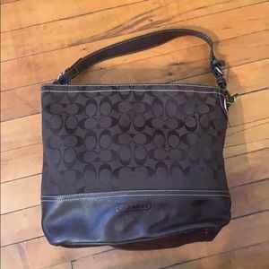 Coach Brown Leather Shoulder Bag
